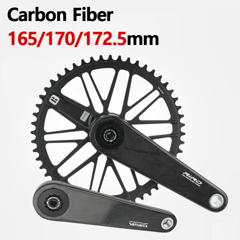 165mm 170mm 172.5 carbon crankset 110 130 BCD rect Mount Chainring carbon Fiber FOR Road Bike 29MM b