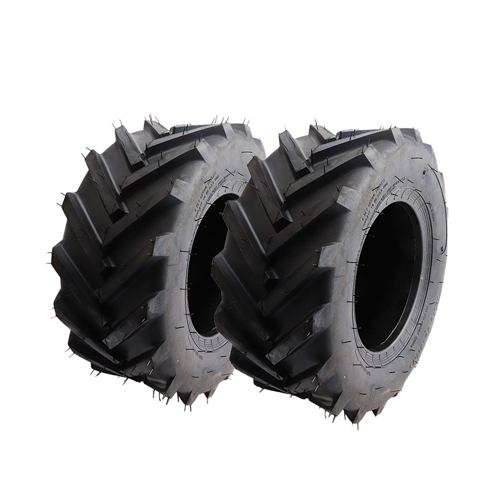 2Pcs 16x6.50-8 Super Lug Riding Lawn Mower Tractor Tire Farm Tractor Turf Tires 4-Ply Tubeless All T