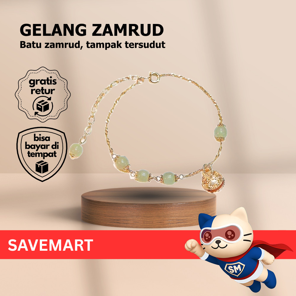 Gelang Zamrud Elegan Perhiasan Wanita Elegan Anggun Dan Cantik Batu Zamrud Hijau Asli Look Gelang Wa