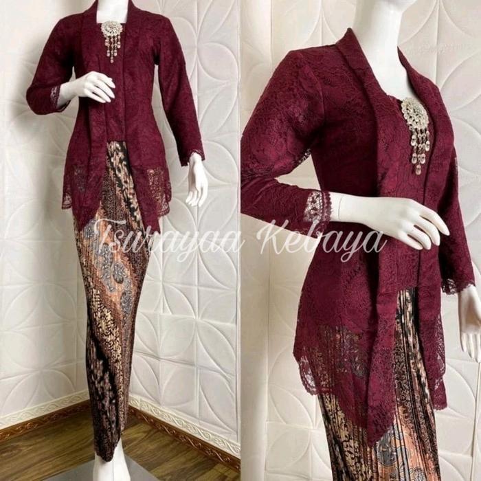 KEBAYA KUTU BARU BROKAT/ KEBAYA KUTU BARU/ KUTU BARU TRADISIONAL/ KEBAYA PESTA/ KEBAYA MODERN Atasan