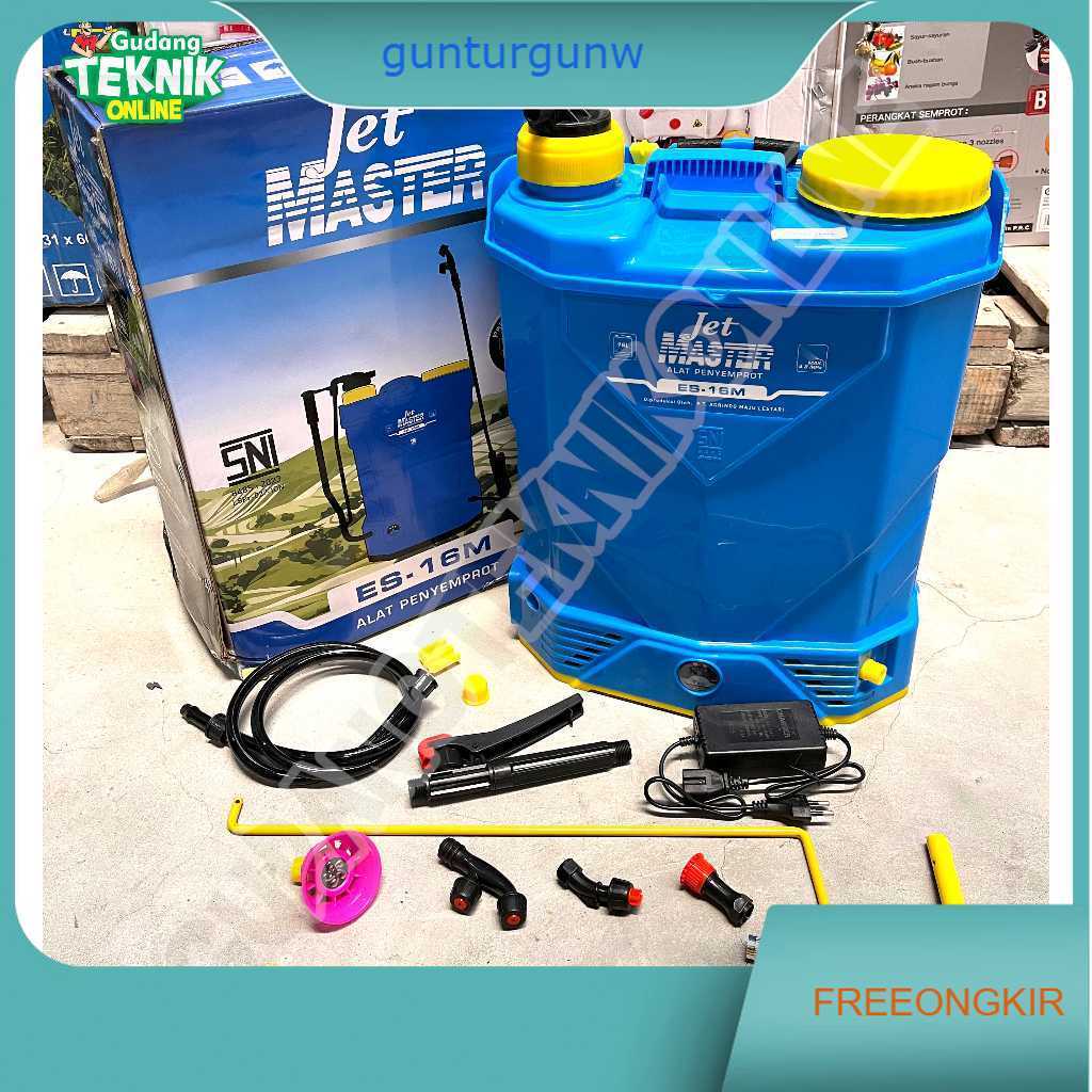 Sprayer Hama Elektrik 13L 16L XENON JET MASTER SNI / Alat Semprot Semprotan Obat Hama Elektrik 13 16