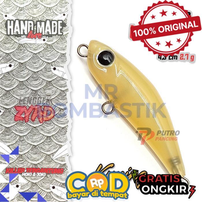 Lure Swim LENGGEK by Zyad Swimmer Sinking Bahan Lem Tembak Lem Bakar - Kuning -bomb