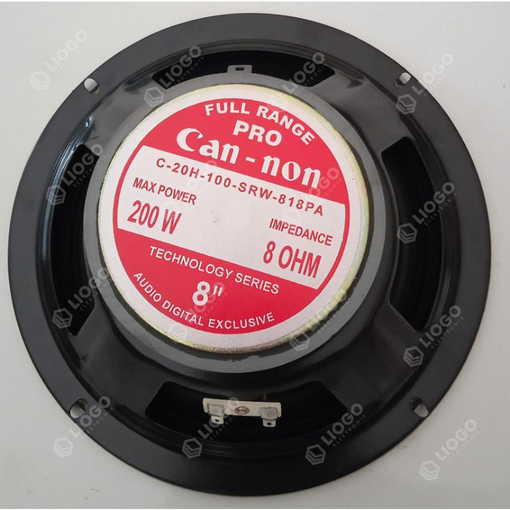 Speaker Canon 8 Inch Full Range 818 PA 200W Canon "8 Range Corong Cannon Pro 8 Inch