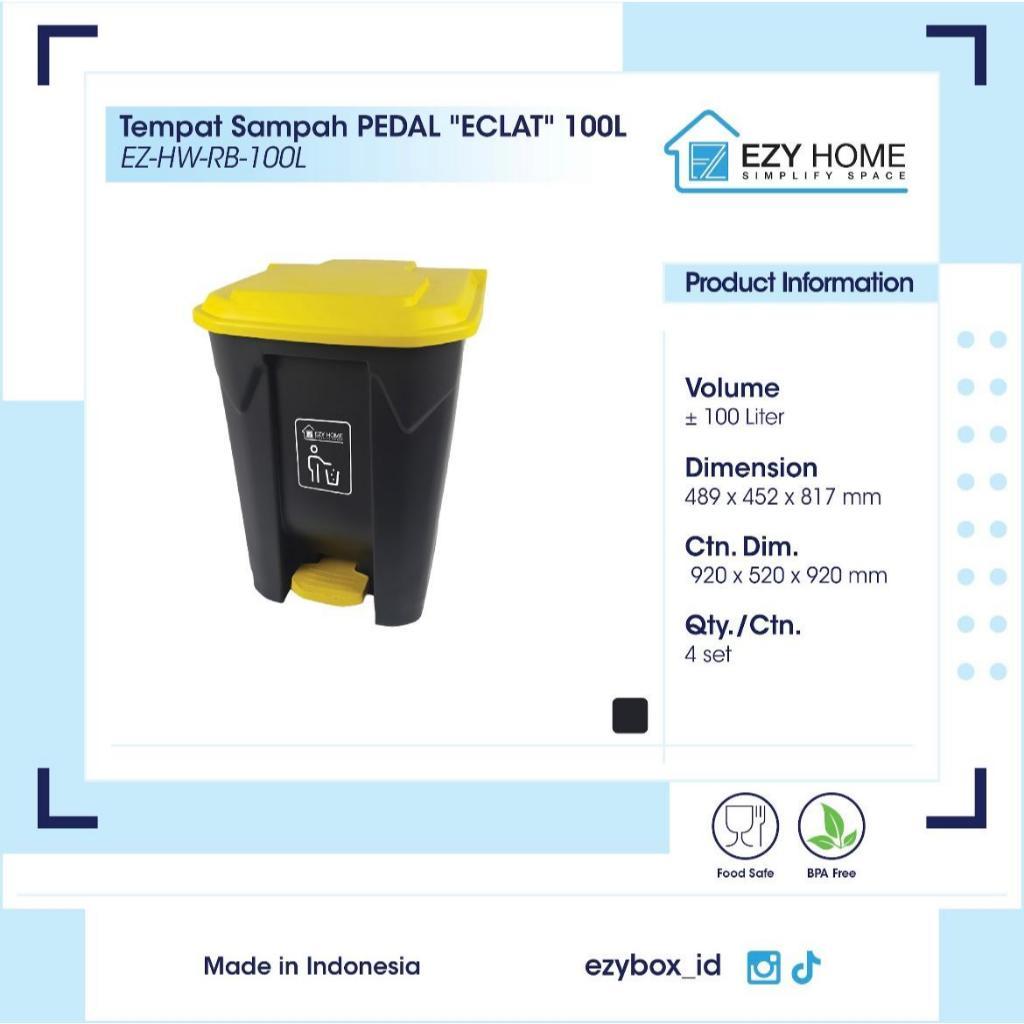 EZY HOME Tempat Sampah Injak Pedal BESAR JUMBO MURAH