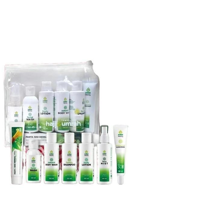 MUMPUNG PROMO HNI Travel Kit HNI Hajj & Umrah Paket Lengkap 7 Produk Perawatan Ihram Facial Membersi