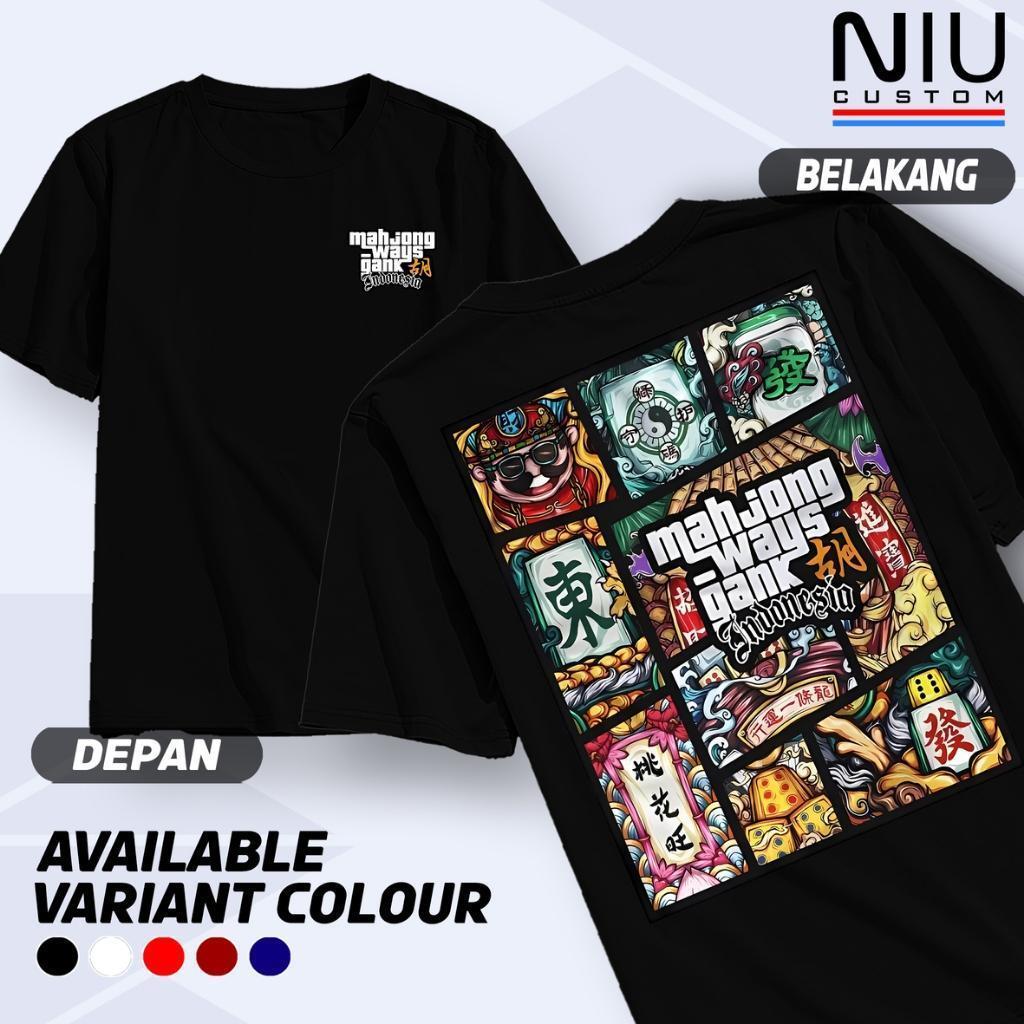 Kaos Slot Mahjong Game Online Baju Distro Keren Murah