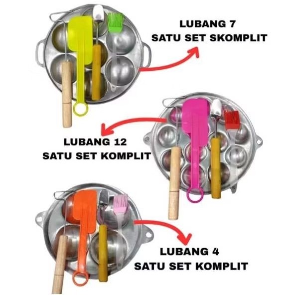 BL - PROMO MURAH CETAKAN LUBANG ISI 4 7 12 / Cetakan Telur Congkel / Cetakan Takoyaki / Cetakan Bakl