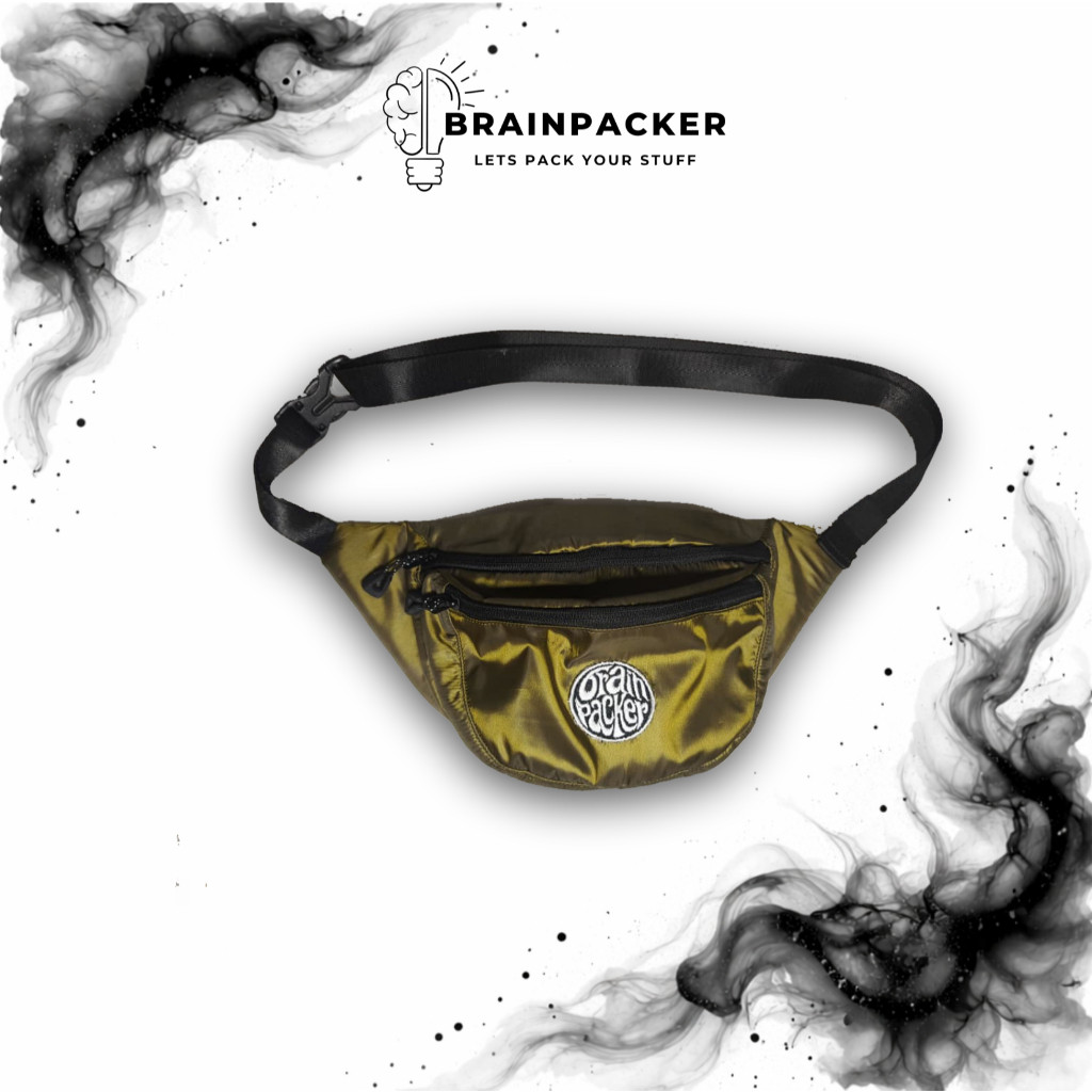 Tas Selempang Waterproof Slempang Pria Wanita Waist Bag Crossbody Bunglon - BRAINPACKER NESSAJ