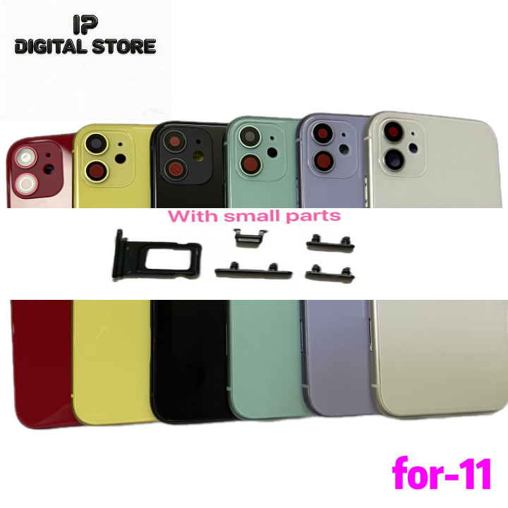 Replacement Back Housing For iphone 11 /pro /max glass cover middle frame chassis
