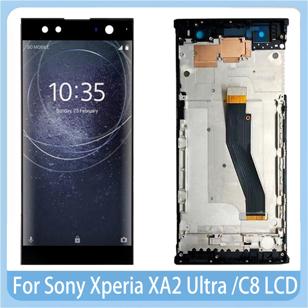 6.0" Original For SONY Xperia XA2 Ultra LCD splay Touch Screen gitizer Assembly Replacement For Sony