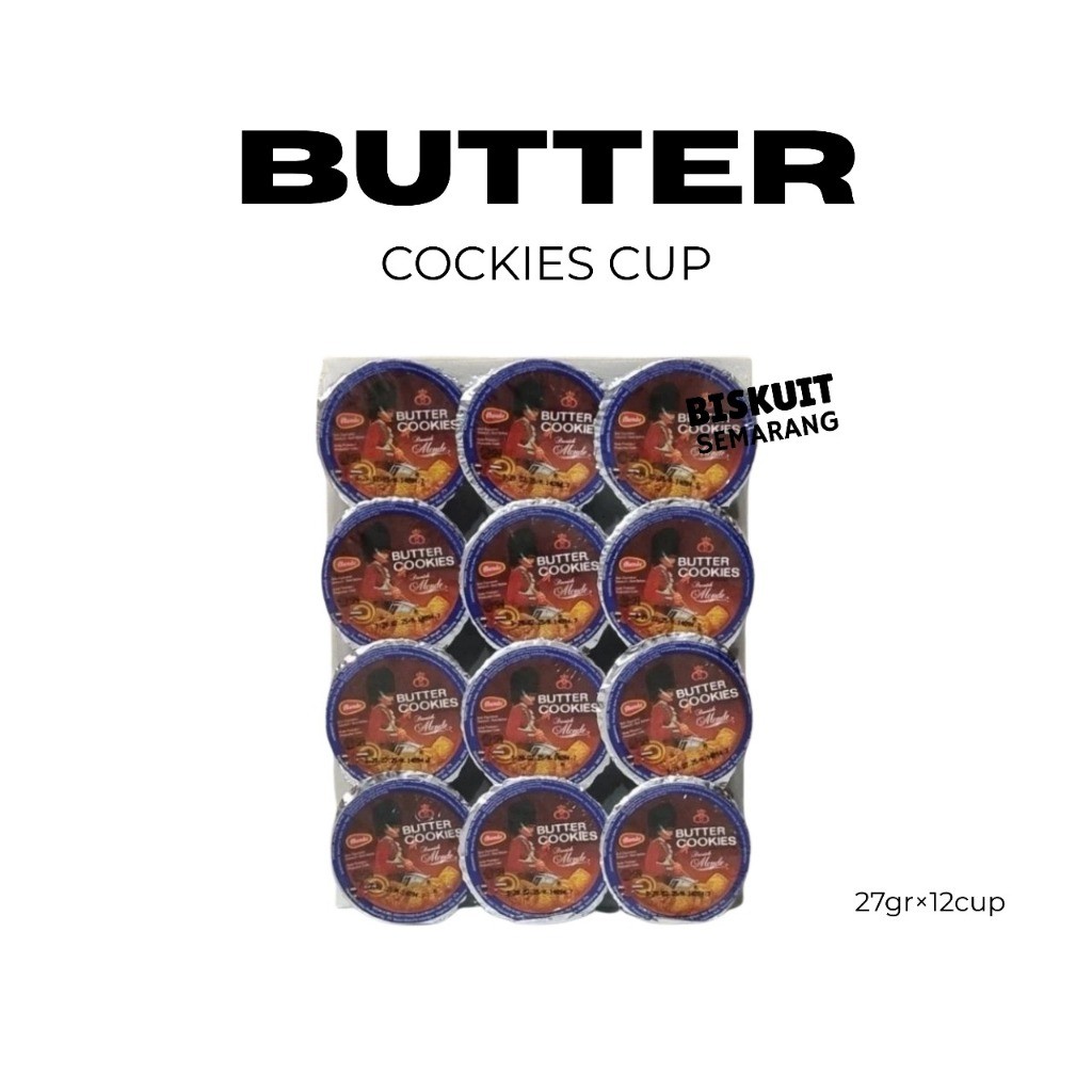 Monde Butter Cookies Cup 27gr x 12cup Untuk Hadiah