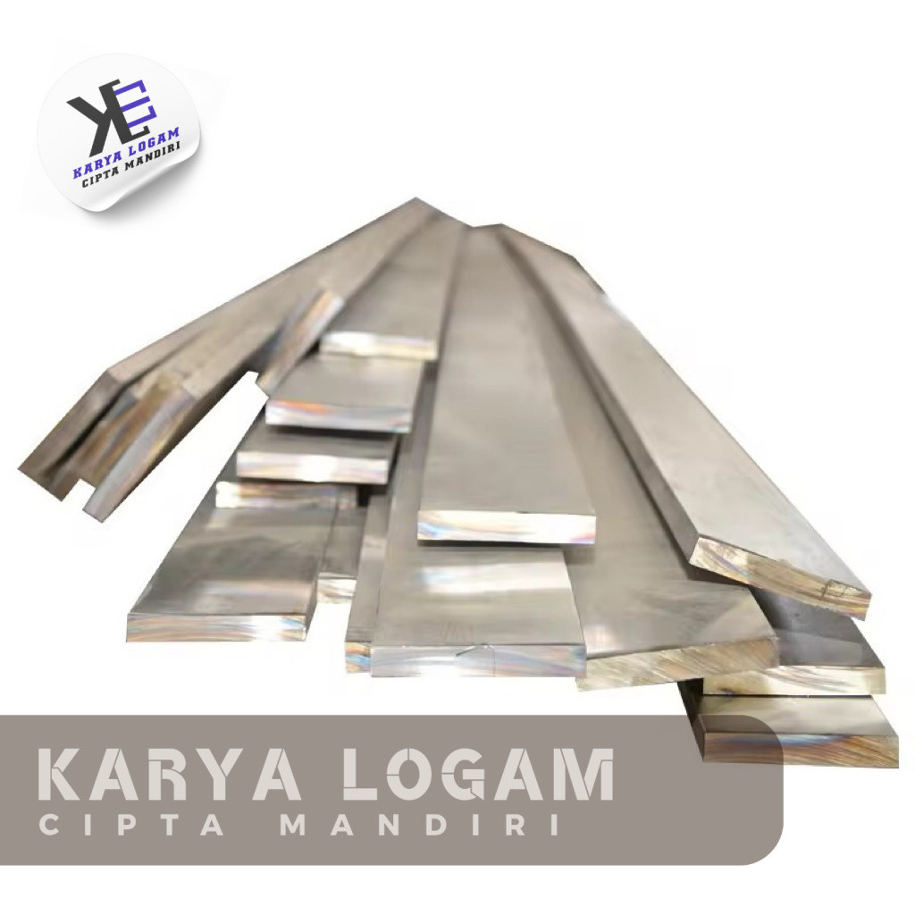 plat stainless steel 304 3mm x 25mm x 1000mm-Stainless 304/ ss304 3x25x1000mm