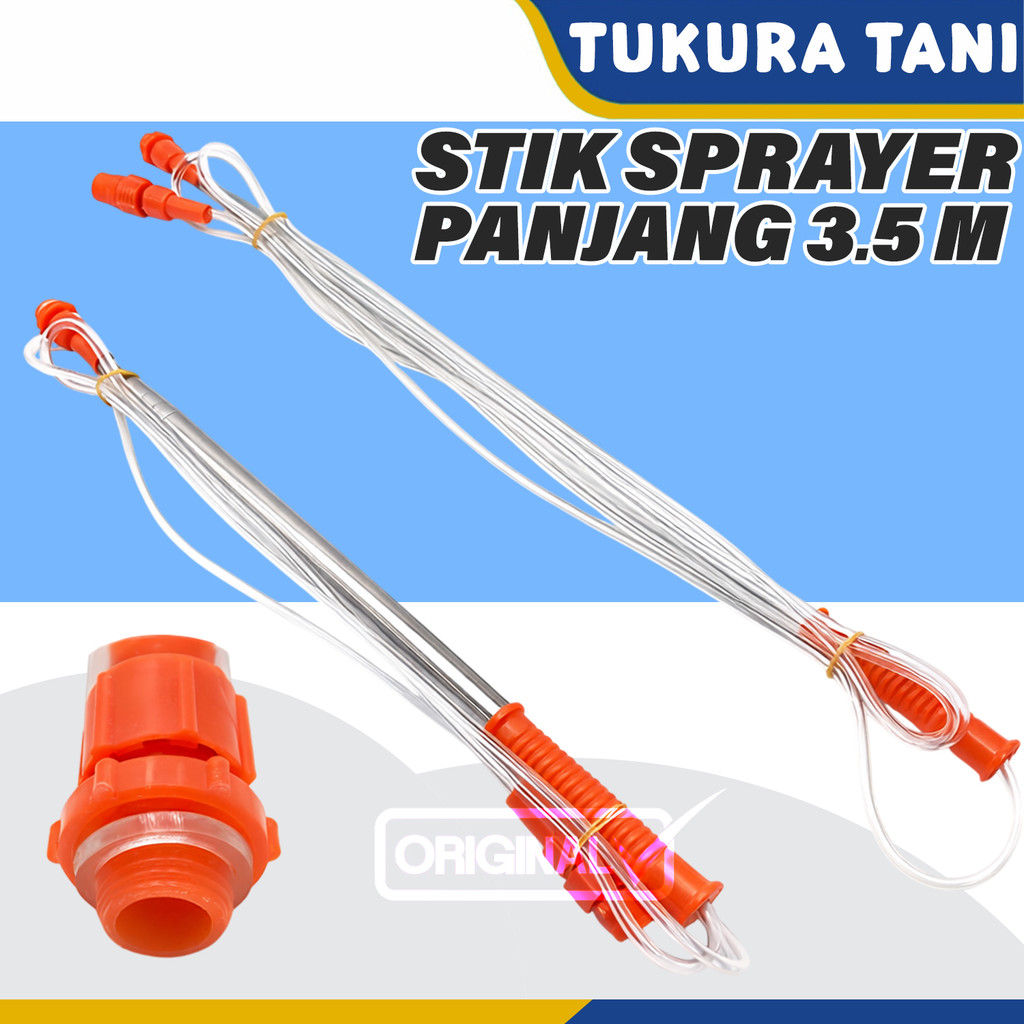 Stik sprayer panjang 3,5M stik teleskopik 3.5meter/ Stik Sprayer Teleskopik Panjang 3,5meter