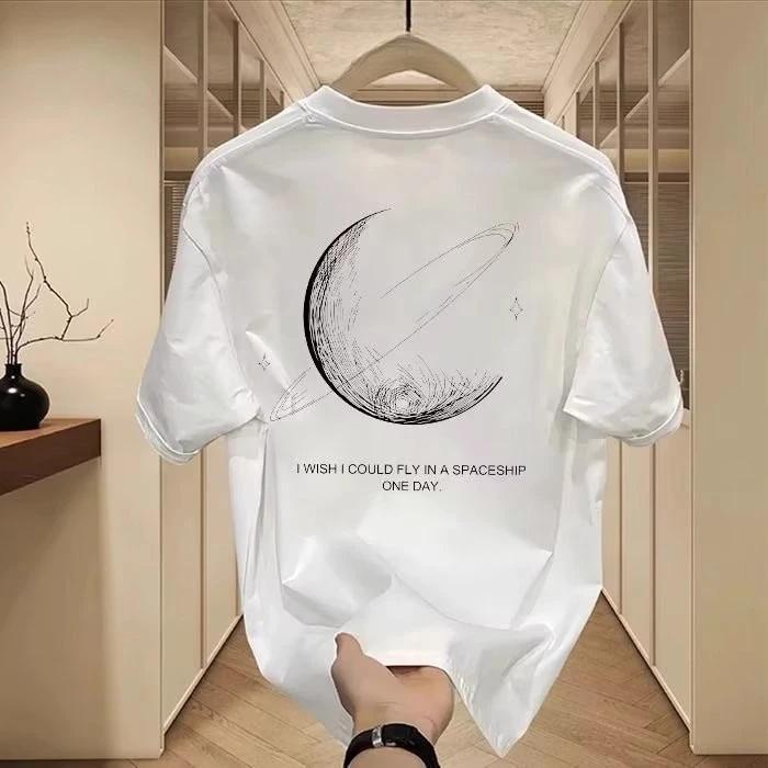 Baju Kaos Pria Putih Distro Kece Kemeja Kaos Pria Lengan Pendek Dewasa Atasan Hitam Cowok Korea T-sh