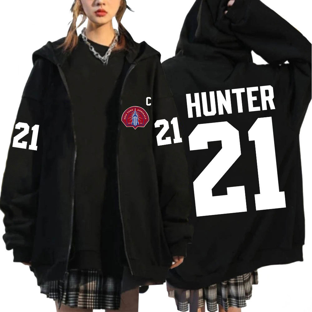 Jaket Heated Rivalry Scott Hunter 21 New York Admirals Merch Zipper Hoody