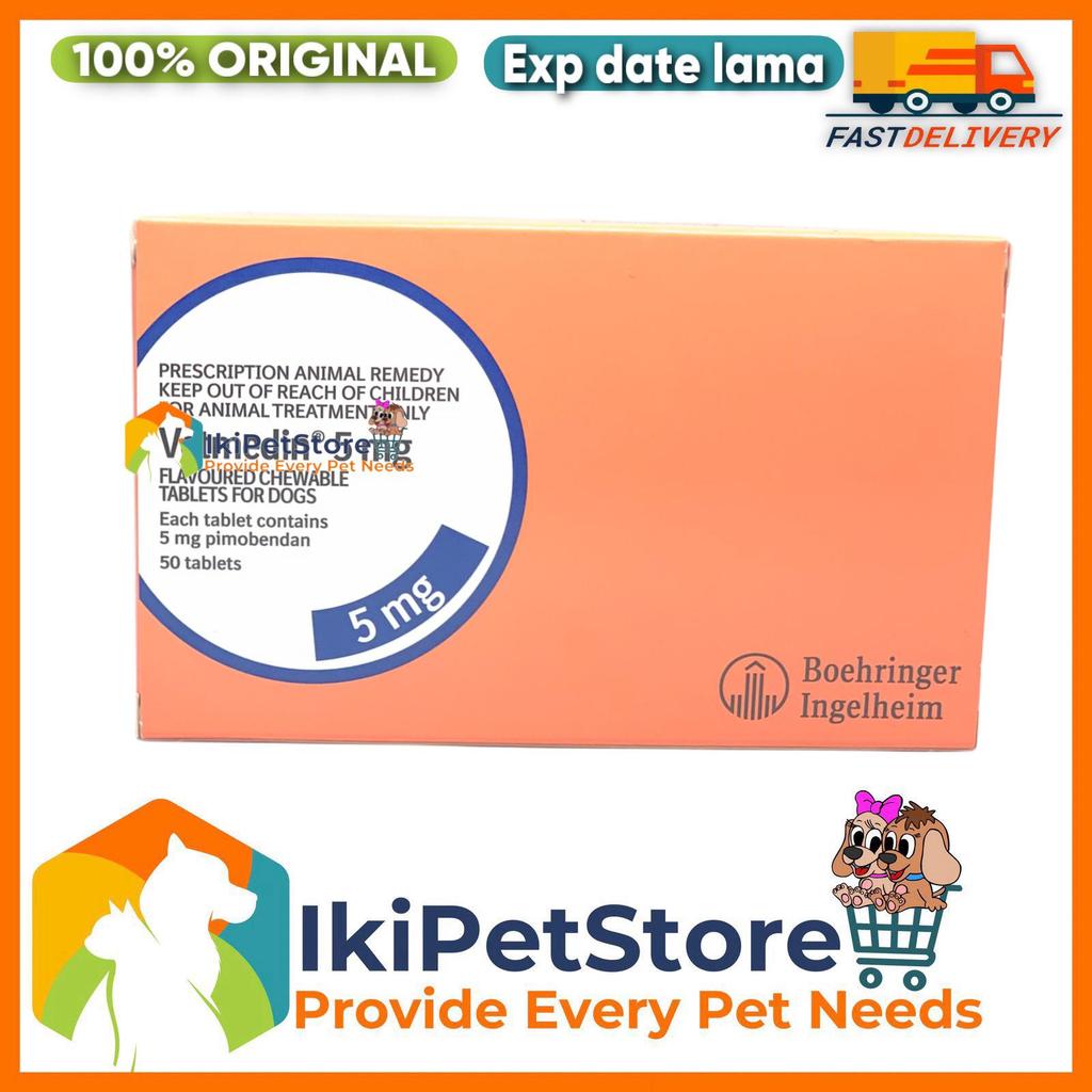Vetmedin 5 mg Obat jantung khusus anjing - Per strip /10 tablet