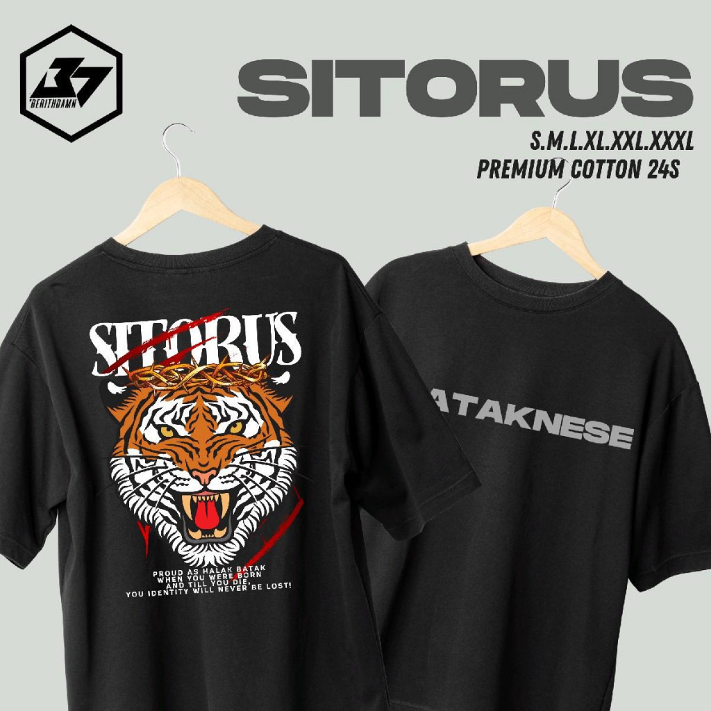 Kaos Batak Marga SITORUS Tshirt ADEM Cotton