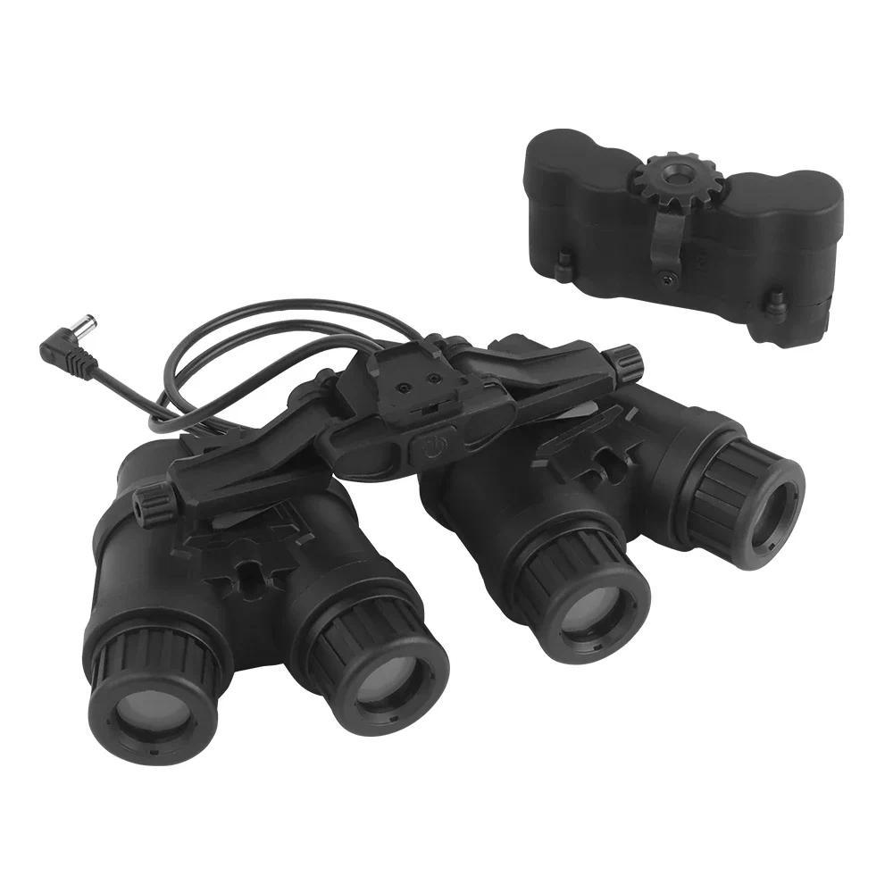 Óculos de visão noturna tático gpnvg 18, modelo manequim dobrável, adaptador de montagem de capacete