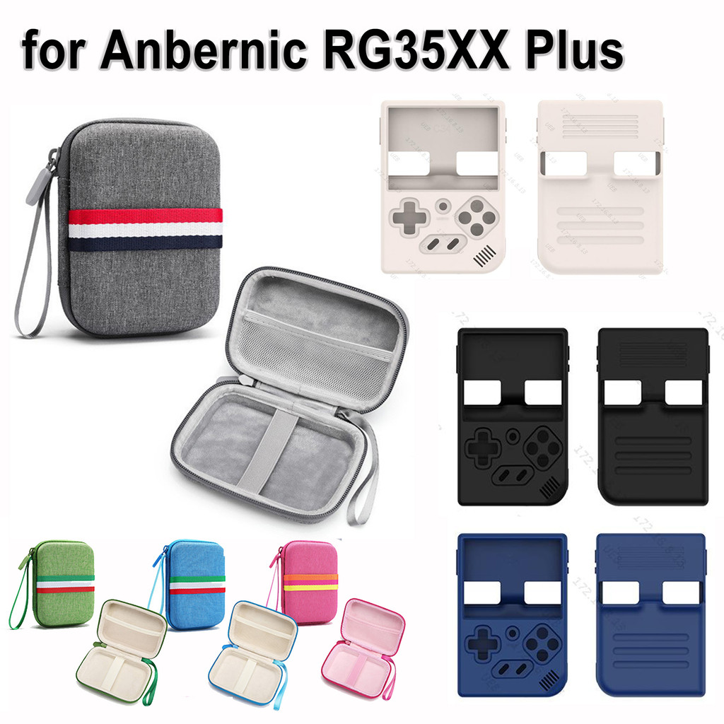 EVA Carrying Case for Anbernic RG35XX Plus Game Console Anti-Scrat Storage Case for Anbernic RG35XX 