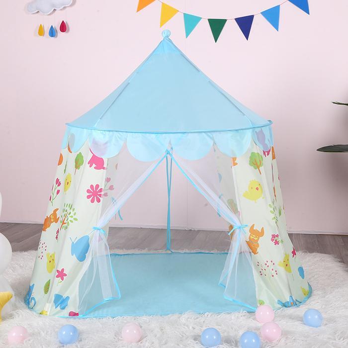 LO Tenda Anak Model Rumah 2 Pintu Warna Warni Tenda Castle Tenda Princess Anak Rumah - TENDA M017A B