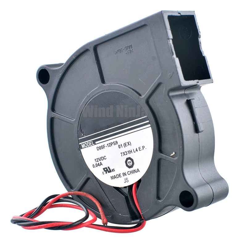 D05F-12PS9 5cm 50mm blower fan 50x50x15mm DC12V 0.04A 2800rpm Quiet centrifugal fan cooling fan for 
