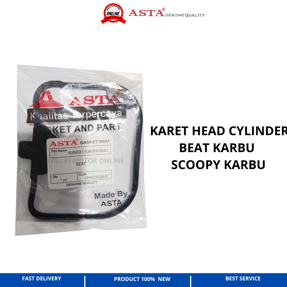 KARET HEAD BEAT KARBU SCOOPY KARBU ASTA SIL HEAD CYLINDER BEAT KARBU