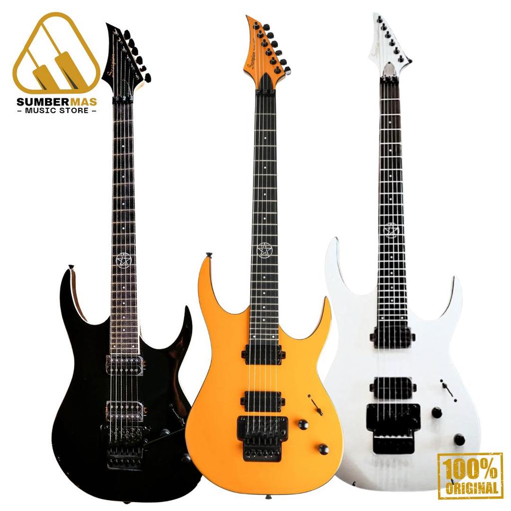 Scorpion SE600 Deluxe Series Updown Model Electric Guitar - Gitar Listrik Elektrik Up Down SE 600 Or