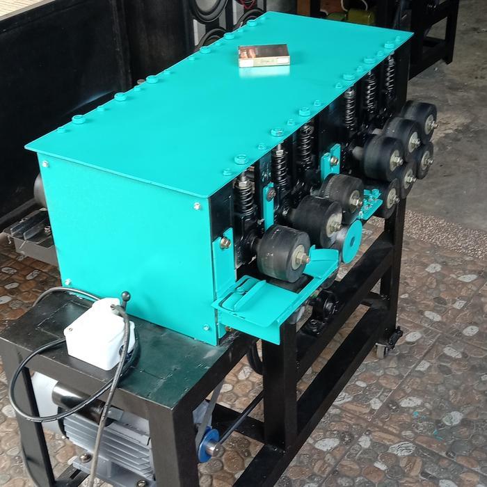 Mesin Serut Tusuk Sate Keluar 6 Lidi 3in1 - Fungsi Membelah Menipiskan & Membuat Lidi Bulat - Adjust