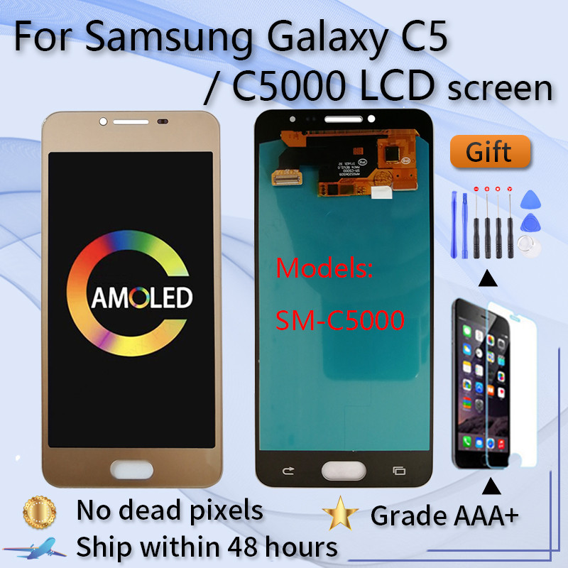 5.2'' For Samsung C5 C5000 SM-C5000 lcd splay Screen replacement for Samsung Galaxy C5 splay lcd scr