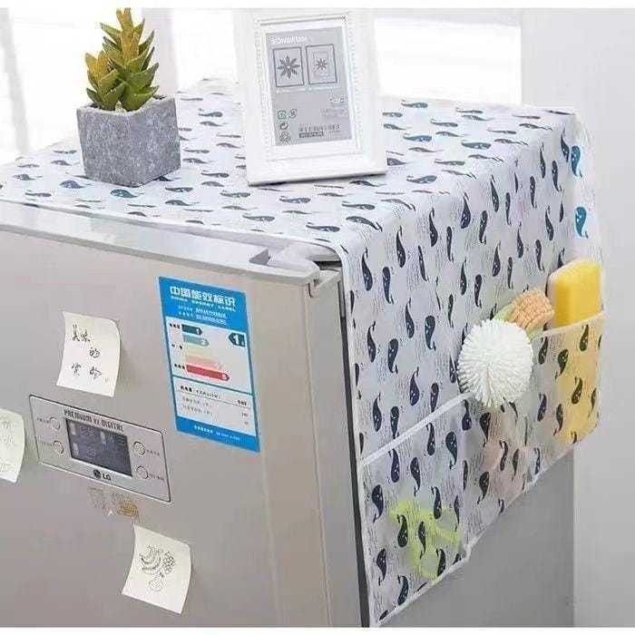 DBS1 - Taplak Kulkas Penutup Alas Kulkas Cover Kulkas Cover Kulkas