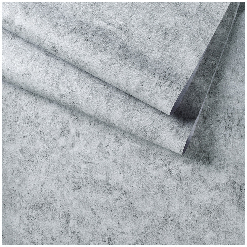 Industrial Wind Self-adhesive Wallpaper Cement Gray Sticker  Waterproof Retro Old Mottled Dark Gray 