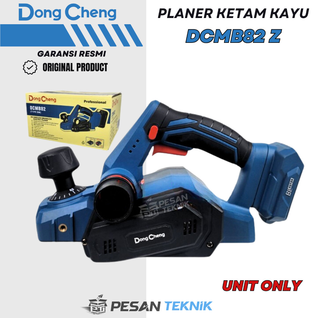Mesin Serut Kayu Baterai Planer Ketam Cordless Brushless Dongcheng DCMB82Z