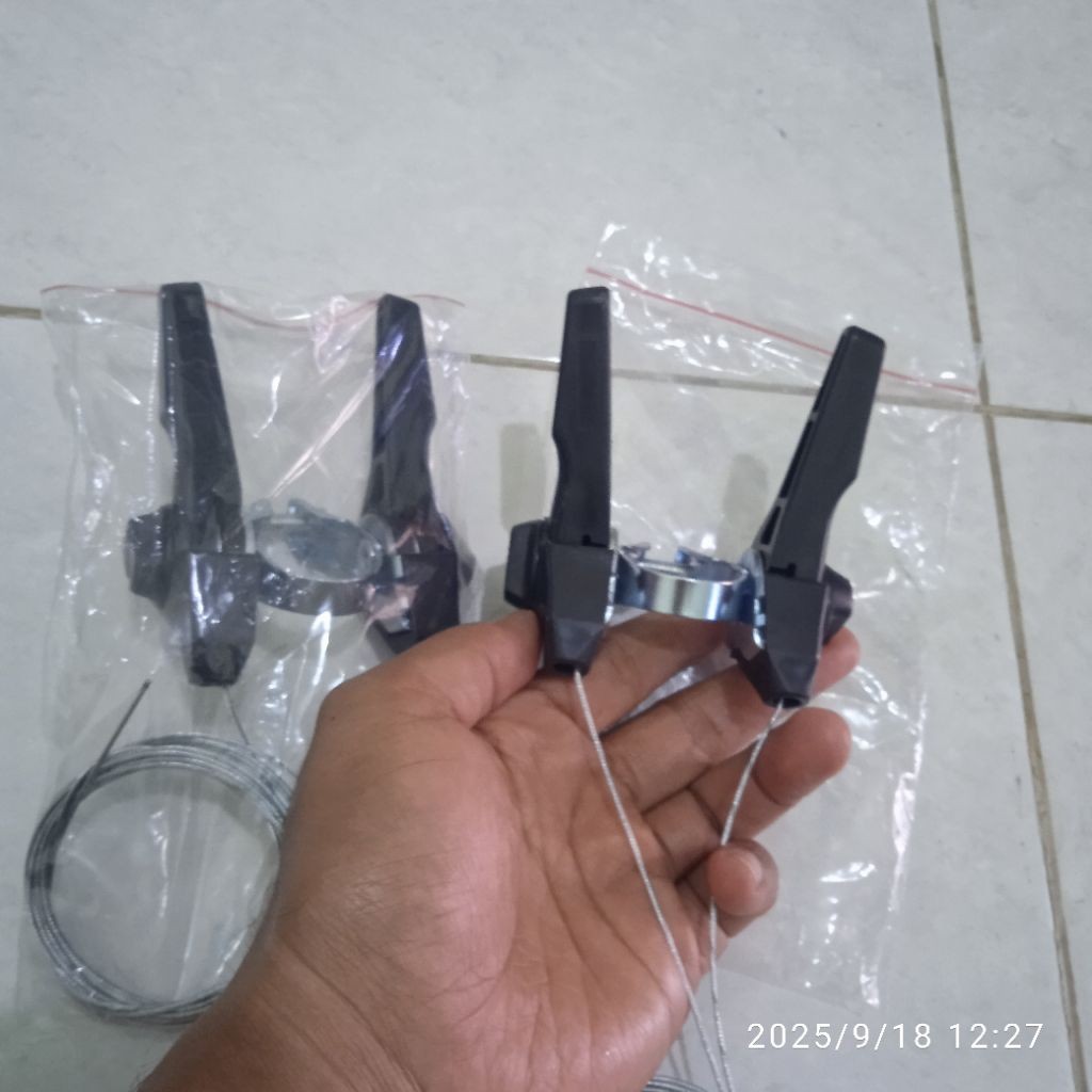 Shifter Jadul Downtube Baru Set Depan Belakang