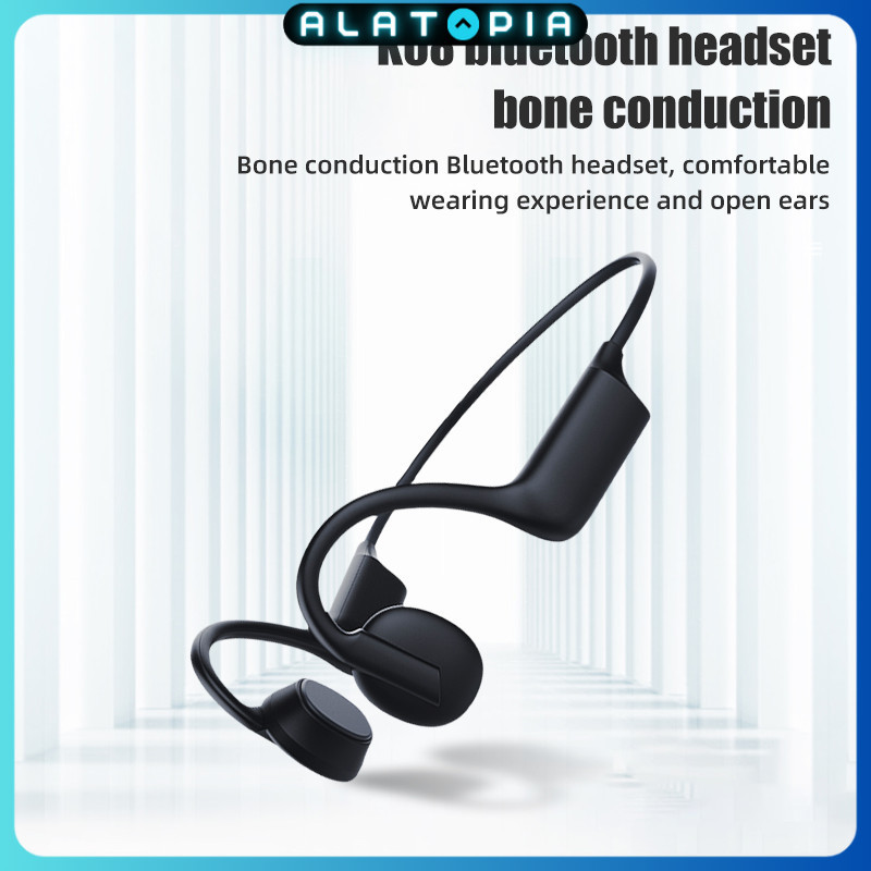 ADZUKI BEAN Earphone Bone Conduction Open Ear Wireless Bluetooth IPX5 - K08