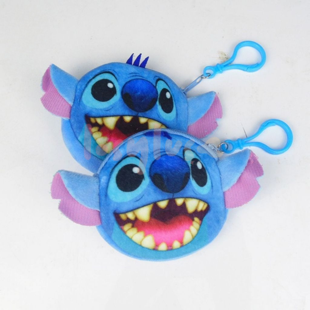 POUCH KOIN KAIN STITCH KP-1920 tempat uang koin kartun/ tepak uang koin receh