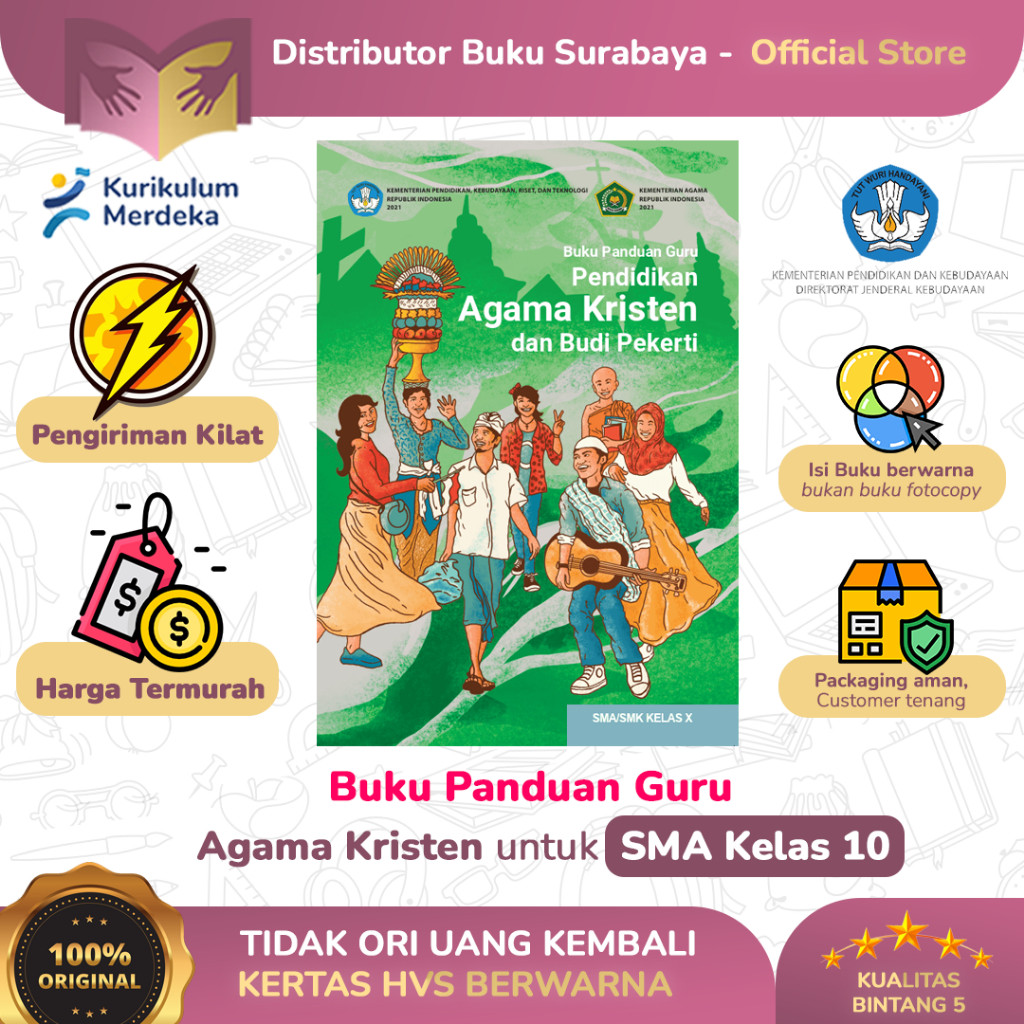 Buku Guru Agama Kristen Kelas 10 SMA Kurikulum Merdeka