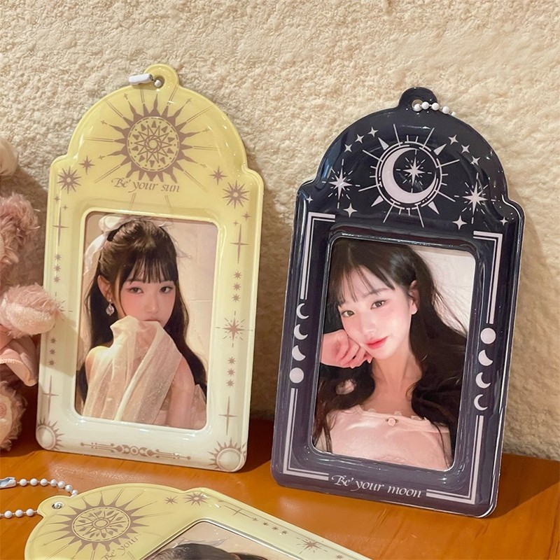 Photocards Holder  Korean Idol Small Photo Holder Kpop Photo splay Stand ID Card Card Sleeve Hanging
