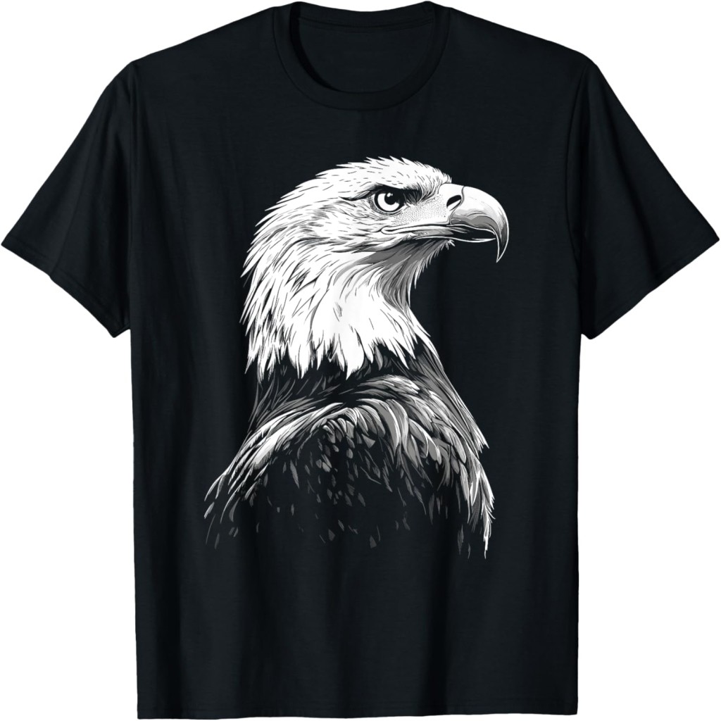 Crow store Bald Elang 4th of July Pria Wanita Anak-anak Patriotik Elang Kaos