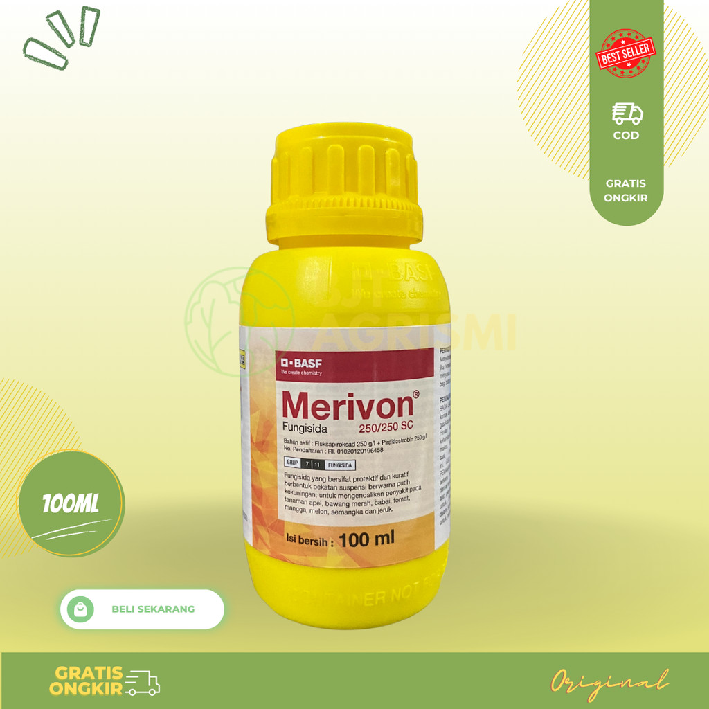 Obat Bercak Daun Patek Antraknosa - Fungisida Sistemik Merivon 100 ml