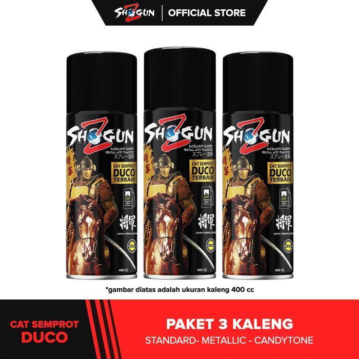 PAKET BUNDLING HEMAT 3 KALENG CAT SEMPROT MOTOR SHOGUN Z PAINT (UKURAN 400CC ) - 3 Kaleng