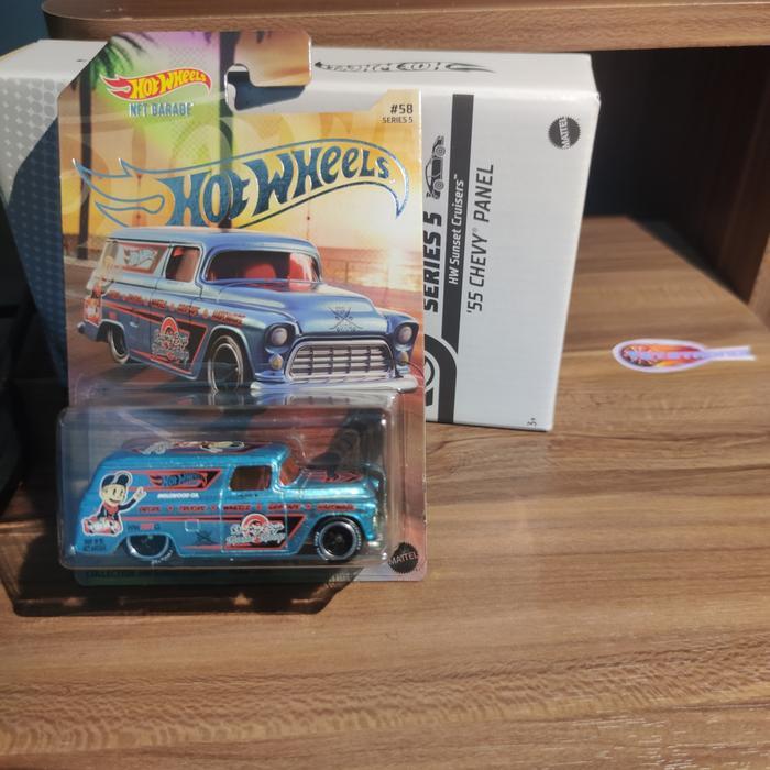 hot wheels nft 55 chevy panel rlc convention hw cadillac skyline