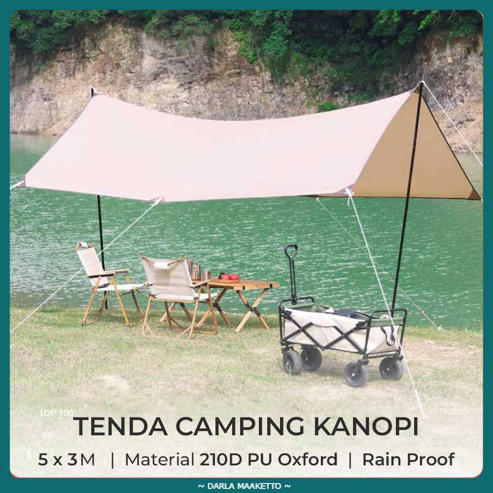 Buizel Flysheet Terpal Tenda Camping Waterproof Anti UV - B3