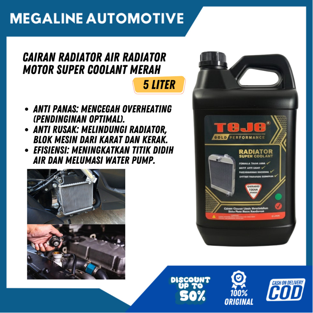 Air Radiator Mobil Super Coolant 5 Liter