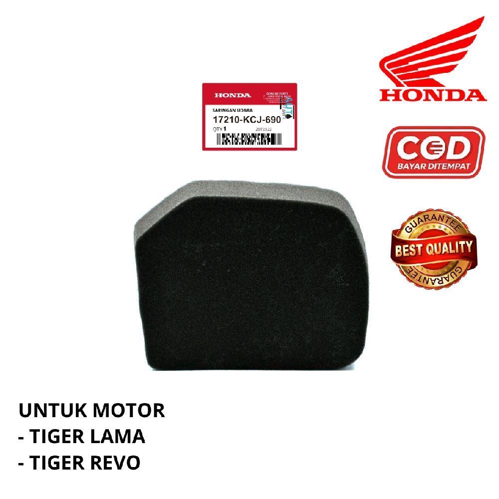 FILTER BUSA SARINGAN UDARA HONDA TIGER LAMA TIGER 2000 TIGER REVO KCJ ASLI MOTOR HONDA