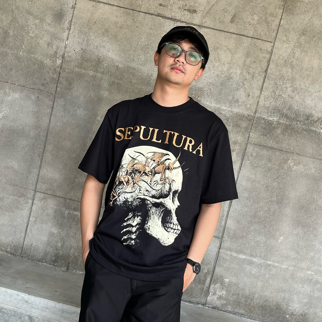 COD Sepultura - Roots Bloody Roots Tshirt Black - Kaos Band