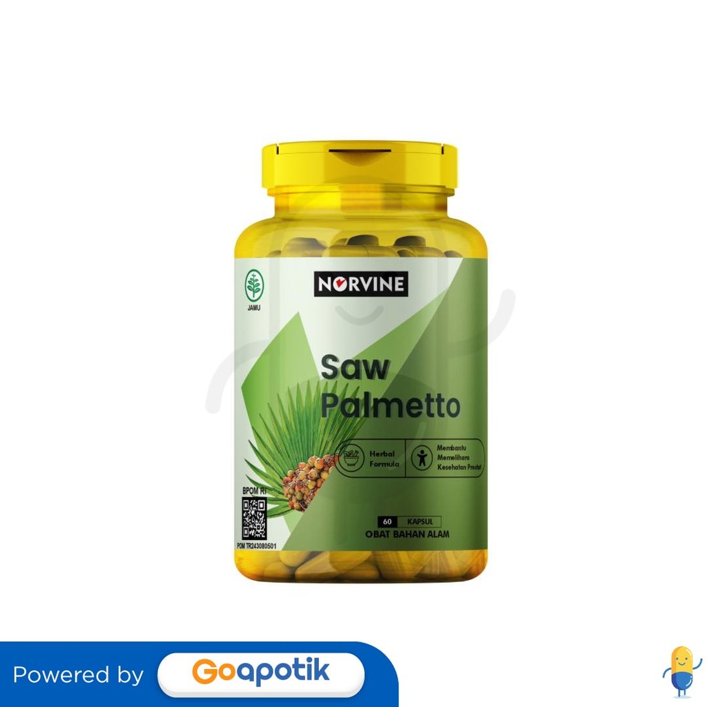 Norvine Saw Palmetto Botol 60 Kapsul