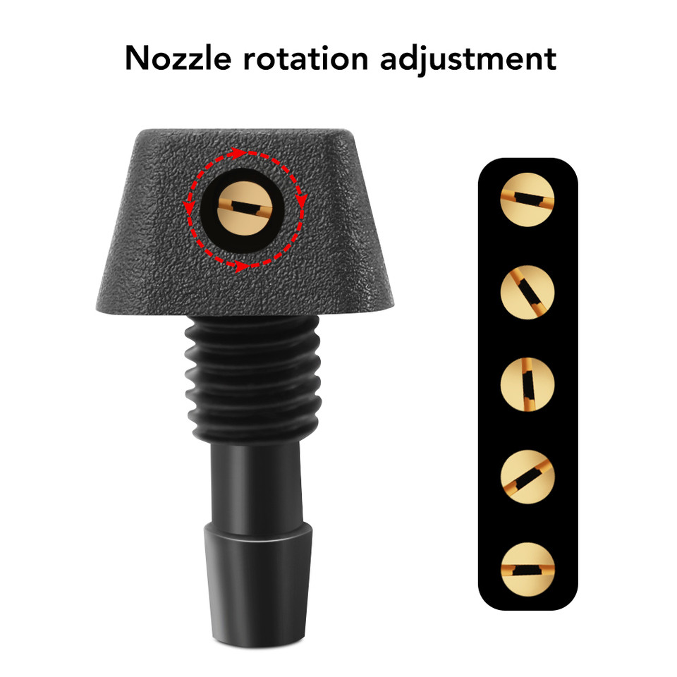 1Pcs Car Windshield Wiper Washer Spray Nozzle for Mercedes Benz W203 W210 W211 W124 W202 W204 AMG