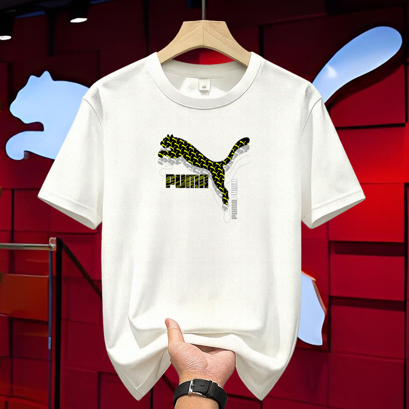 Kaos PUMA Pria Premium Sport Fashion T-shirt Casual Nyaman Seharian
