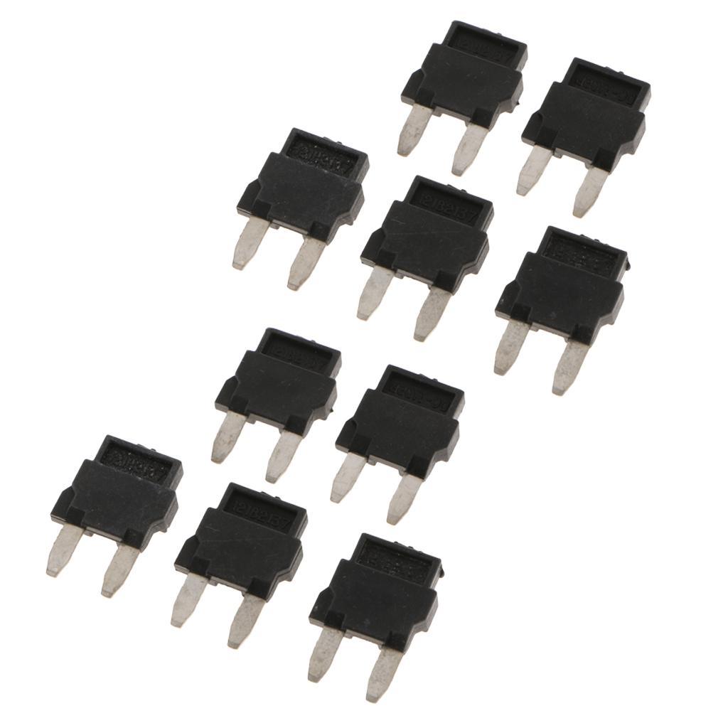 Sekring Dioda AC Otomotif yang Andal 5pcs Relay Mini Plastik Hitam untuk Kompresor AC Mobil Suku Cad