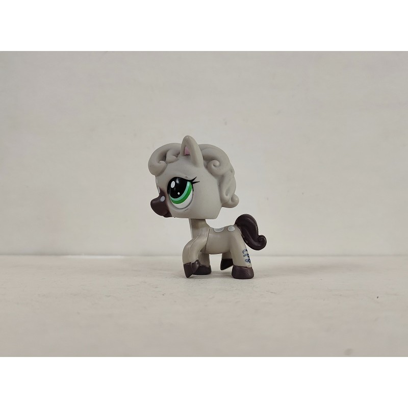 LPS Toys Rare Pet Shop Grey Horse Green Eyes Figure # Toy